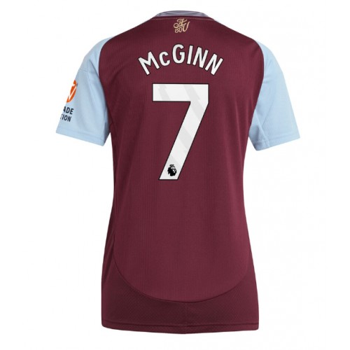 Ženski Nogometni dresi Aston Villa John McGinn #7 Domači 2024-25 Kratek Rokav